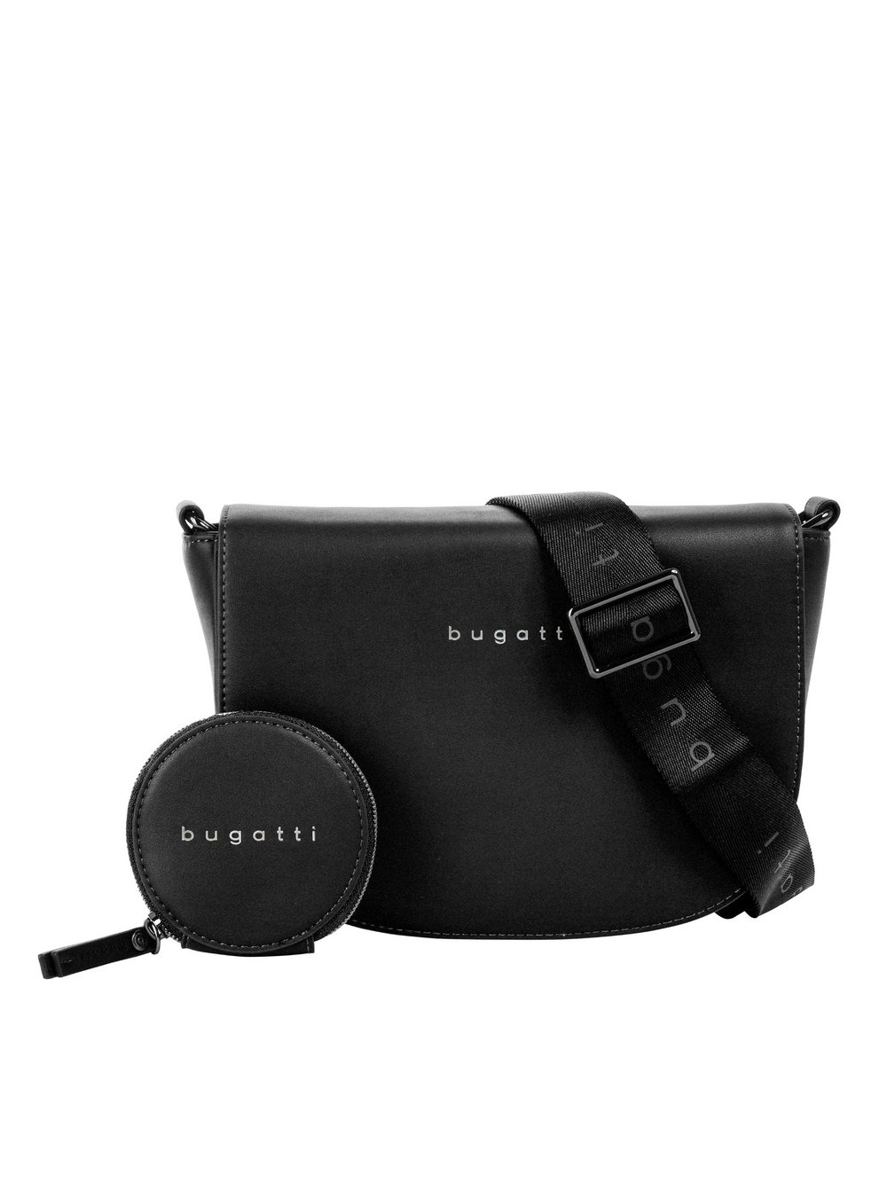 Bugatti Umhängetasche Damen schwarz, ONE SIZE