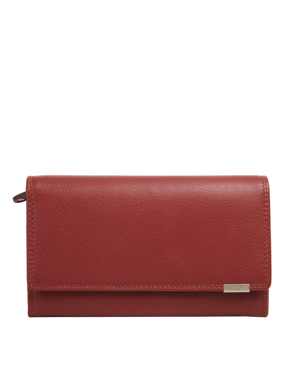 Thumbnail - Bodenschatz Geldbörse Damen Leder rot, ONE SIZE