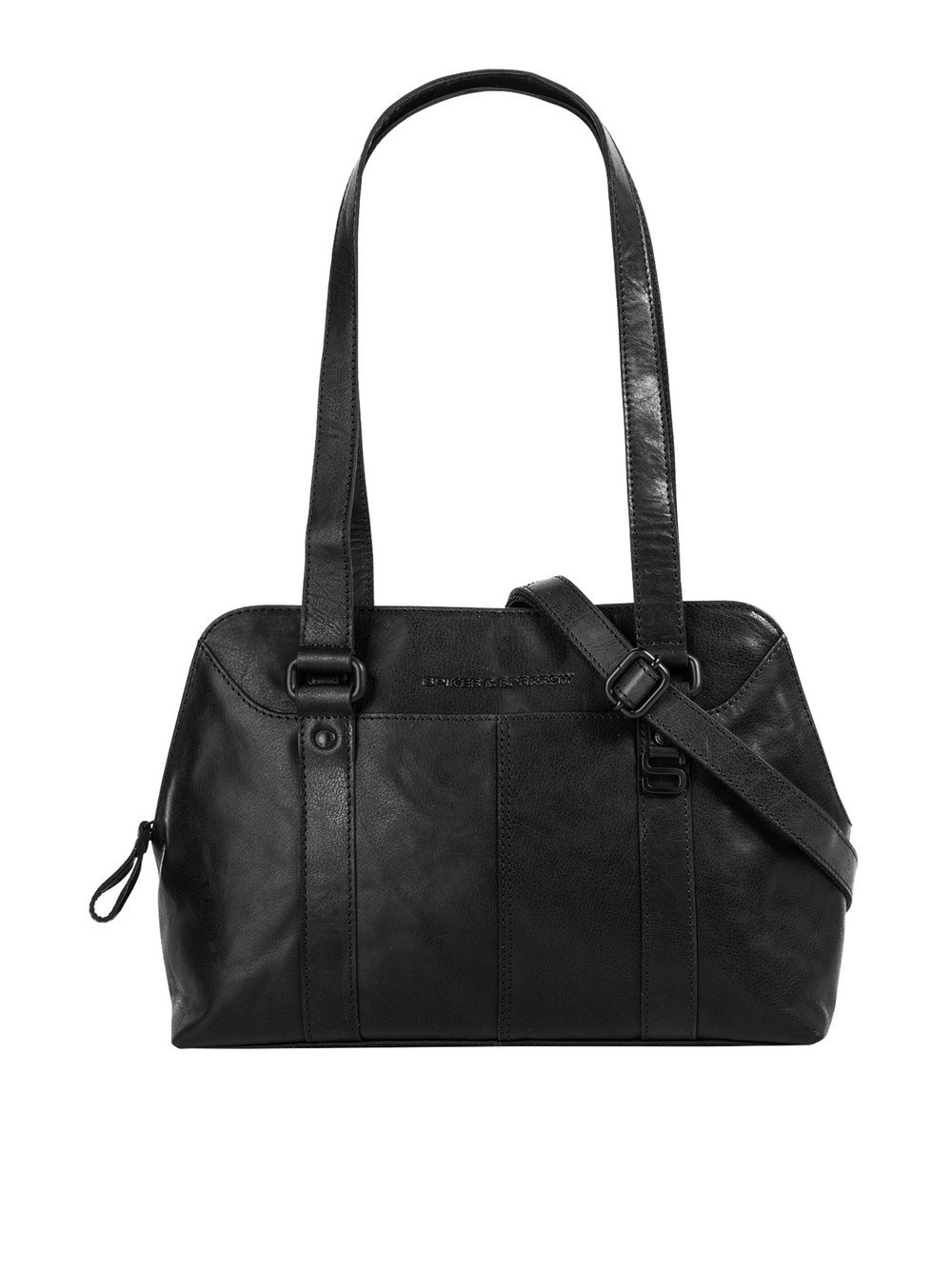 Thumbnail - Spikes & Sparrow Handtasche Damen Leder schwarz, ONE SIZE