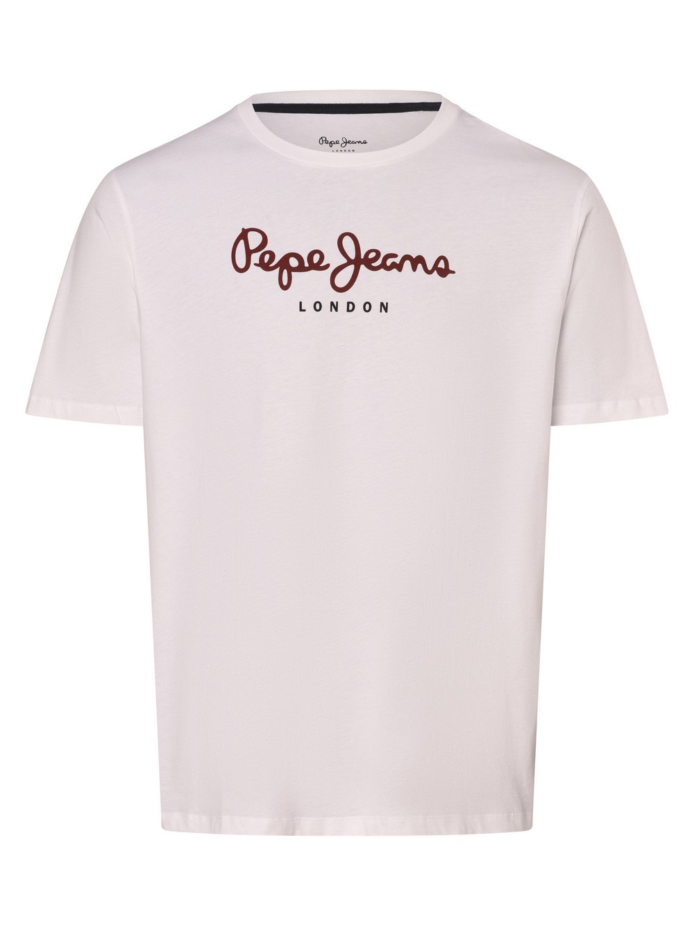 Pepe Jeans T-Shirt Herren Baumwolle weiß bedruckt, M