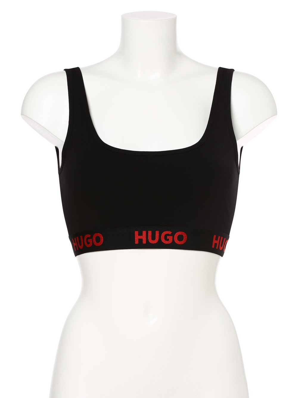 HUGO Bustier Damen Jersey schwarz, XL