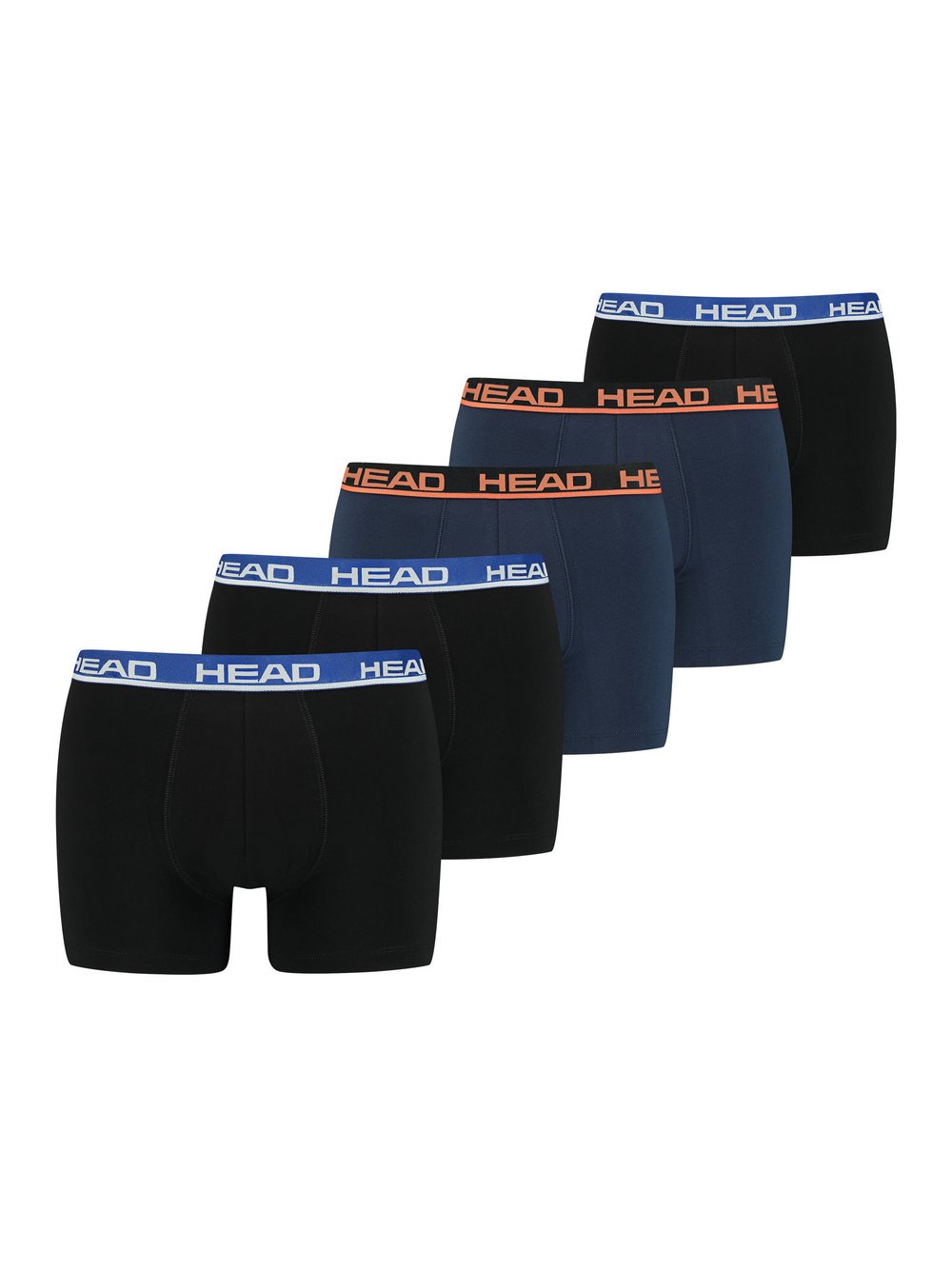 Head Boxershort 5er Pack Herren Baumwolle mehrfarbig, S