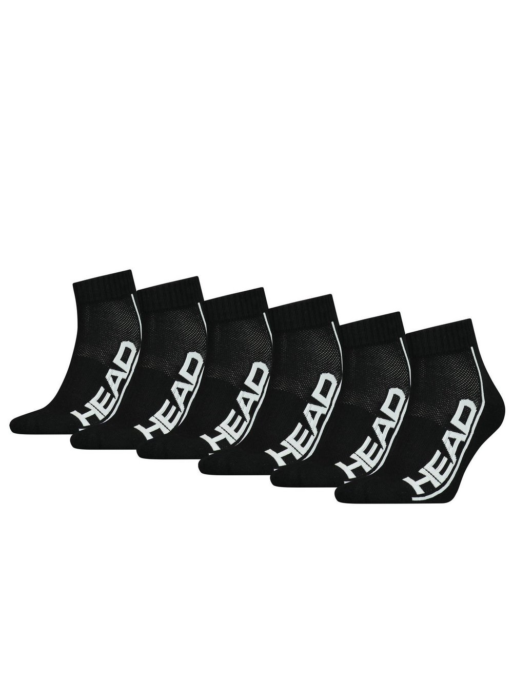 Head Socken 6er Pack Damen schwarz, 35-38