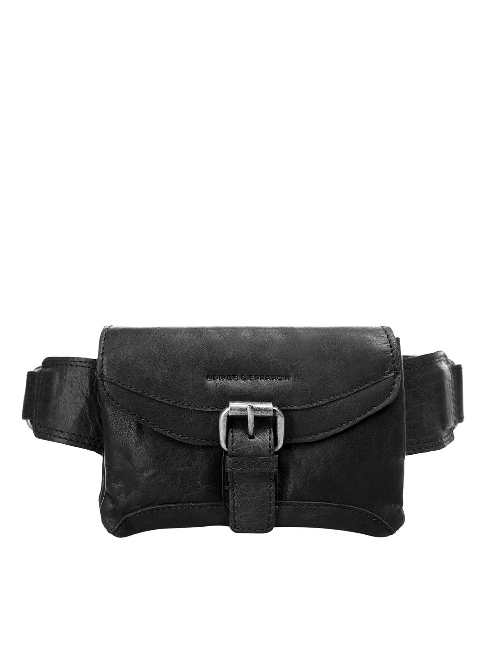 Thumbnail - Spikes & Sparrow Gürteltasche Damen Leder schwarz, ONE SIZE