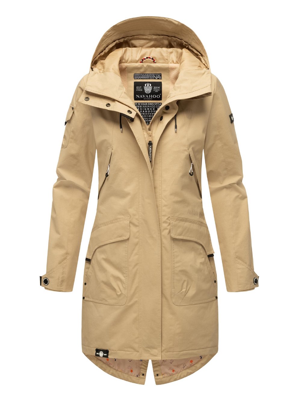 Navahoo Übergangsjacke Damen beige, S