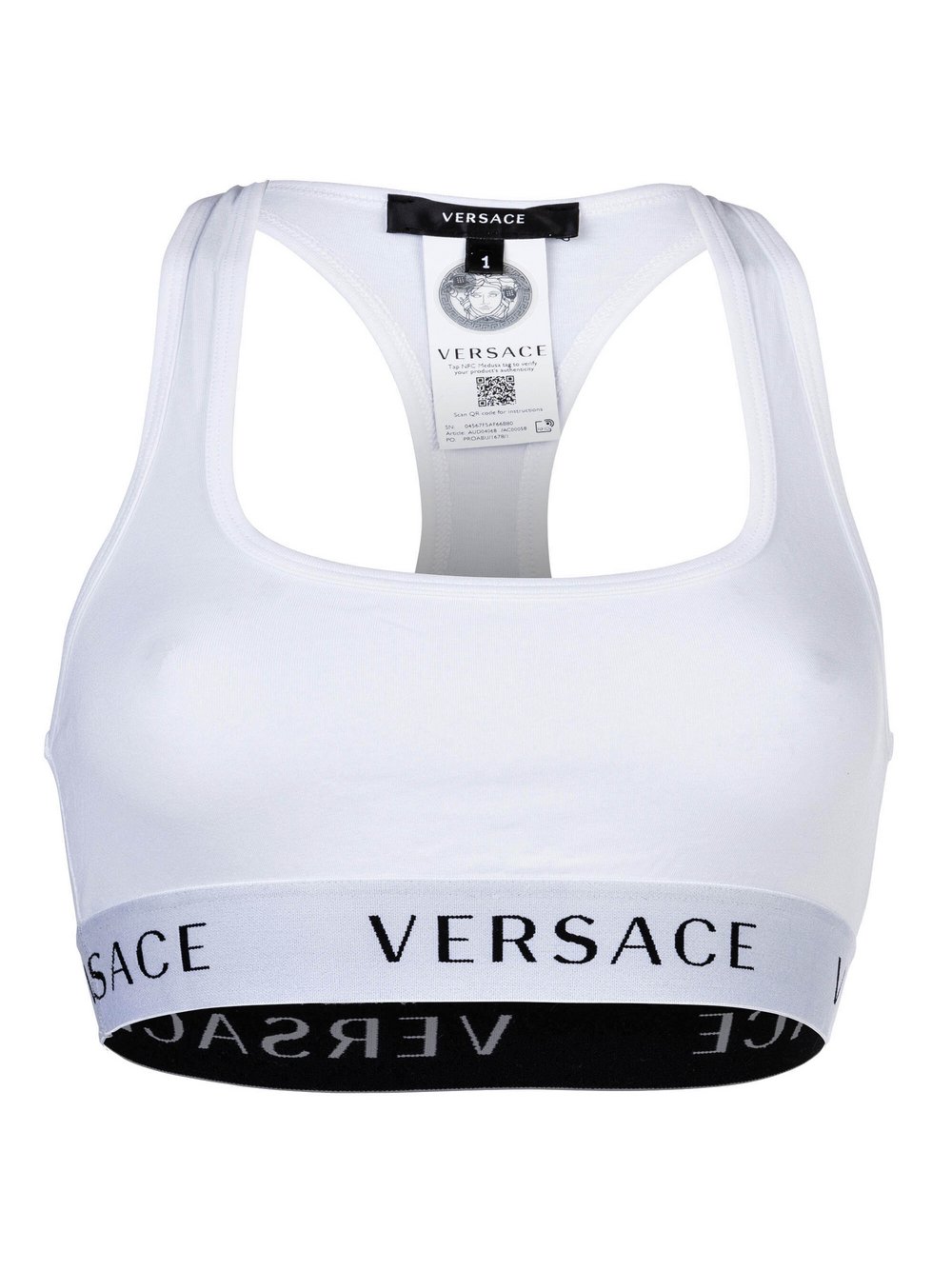 Versace Jeans Bustier 1er Pack Damen Baumwolle weiß, XL