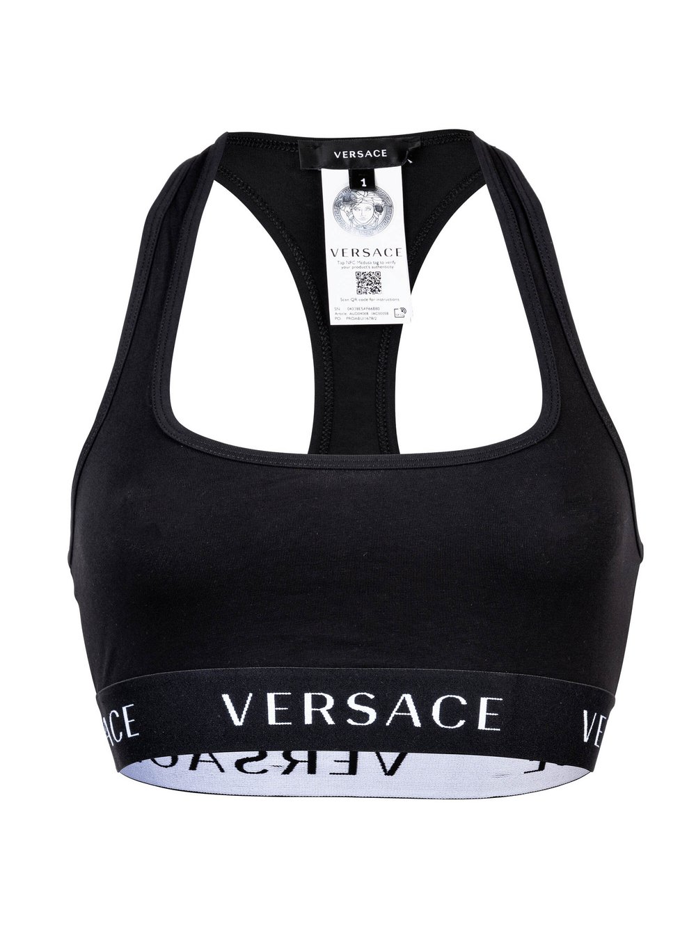 Versace Jeans Bustier 1er Pack Damen Baumwolle schwarz, XL