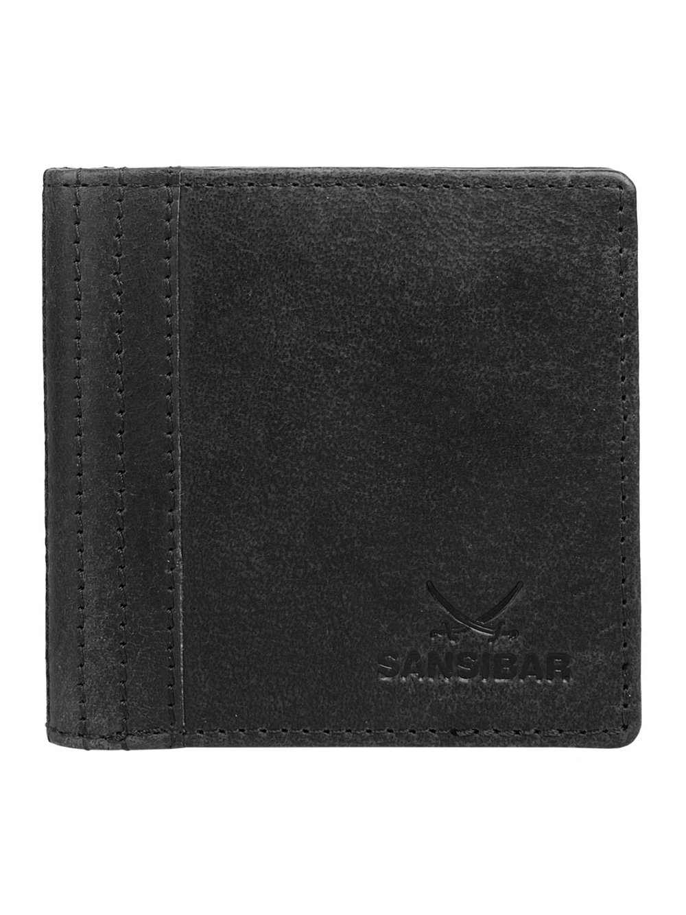 Thumbnail - Sansibar Geldbörse Damen Leder schwarz, ONE SIZE