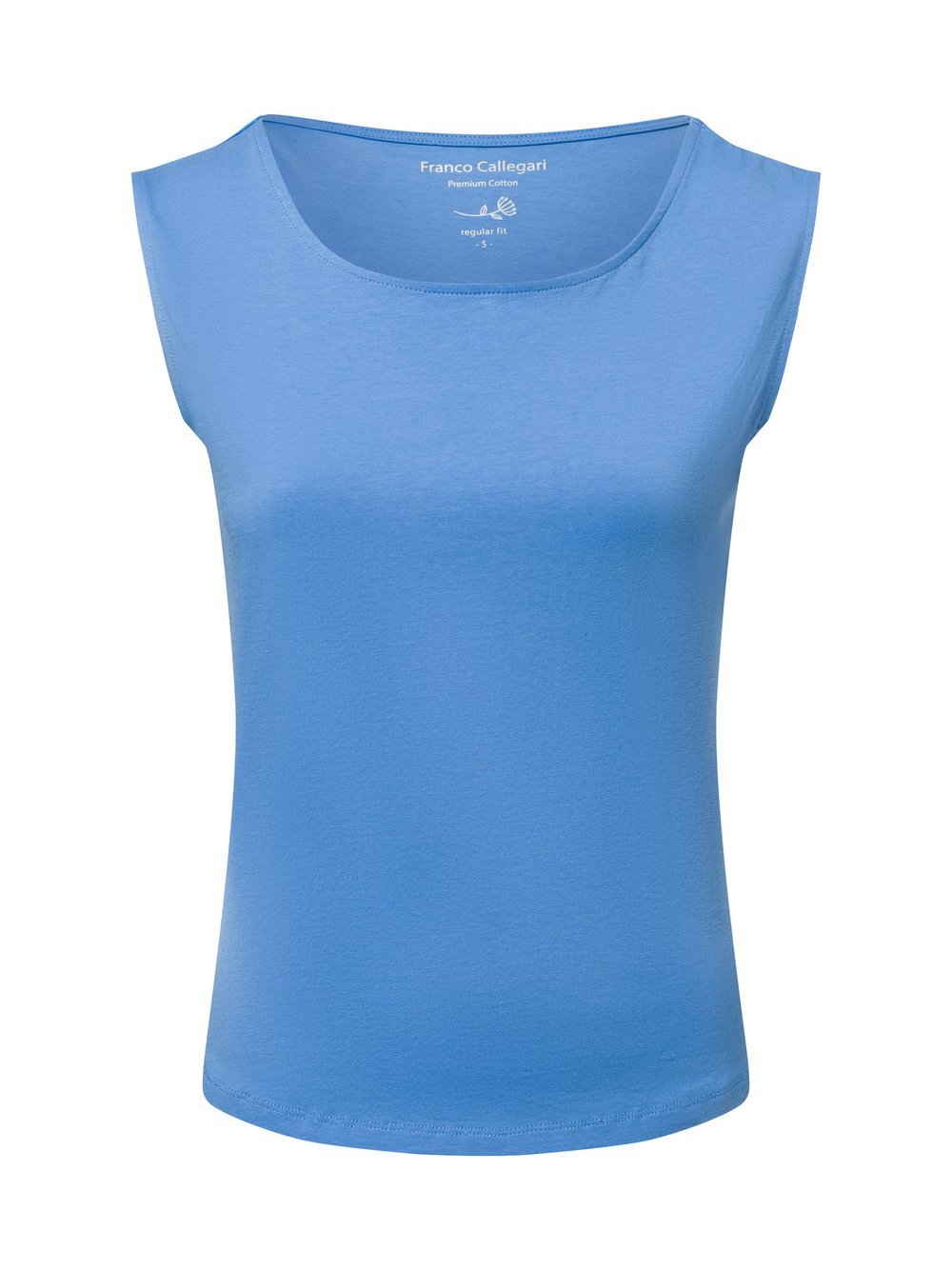 Franco Callegari Top Damen Baumwolle blau, S