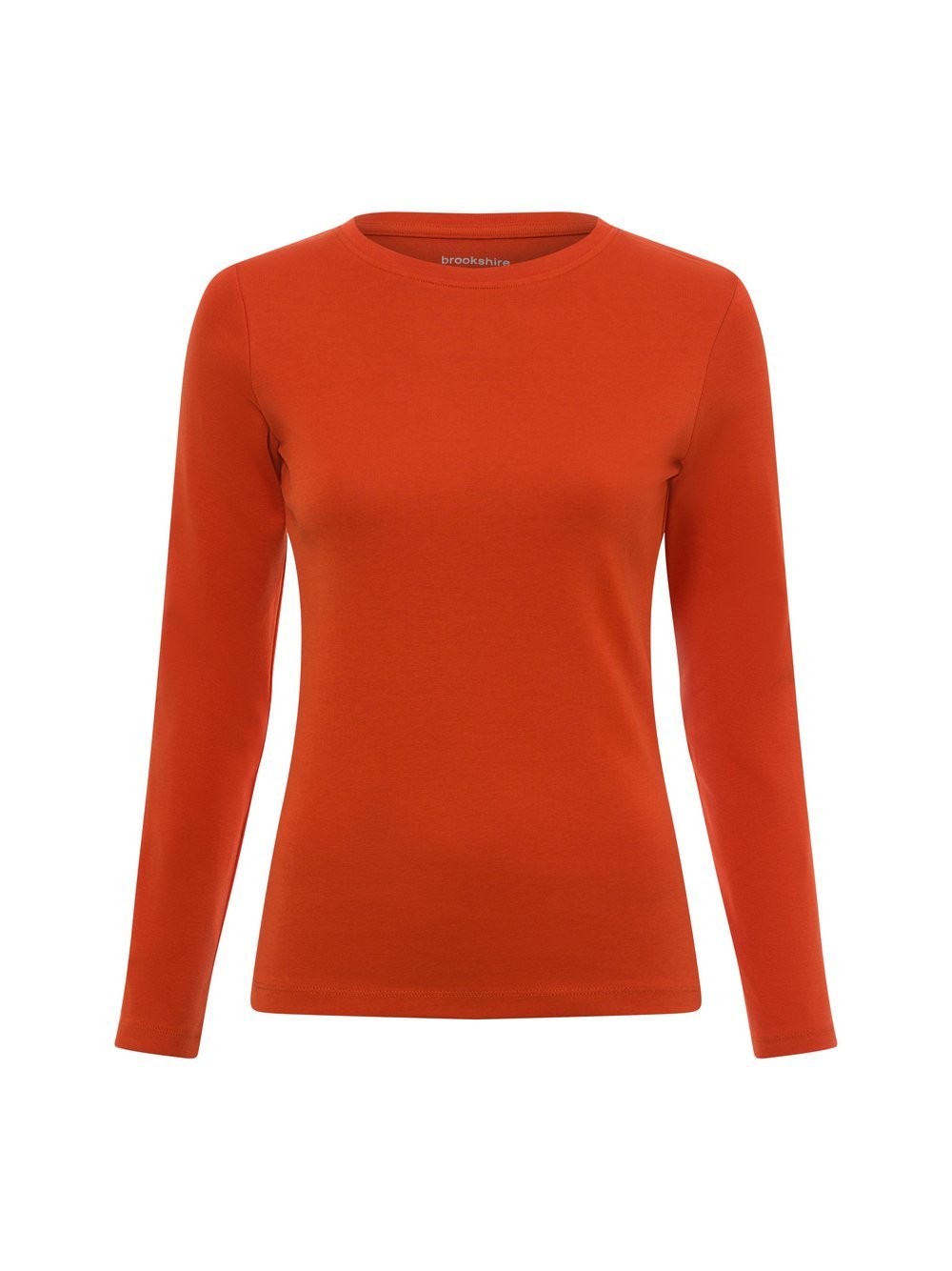 brookshire Langarmshirt Damen Baumwolle orange, S