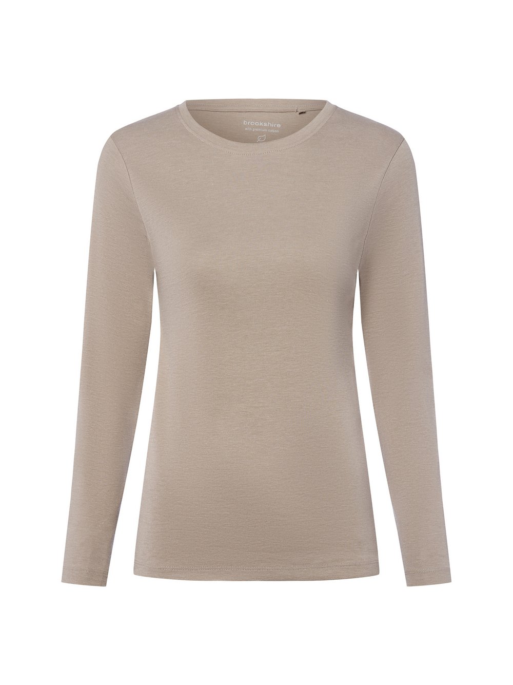 brookshire Langarmshirt Damen Baumwolle grau, XXL