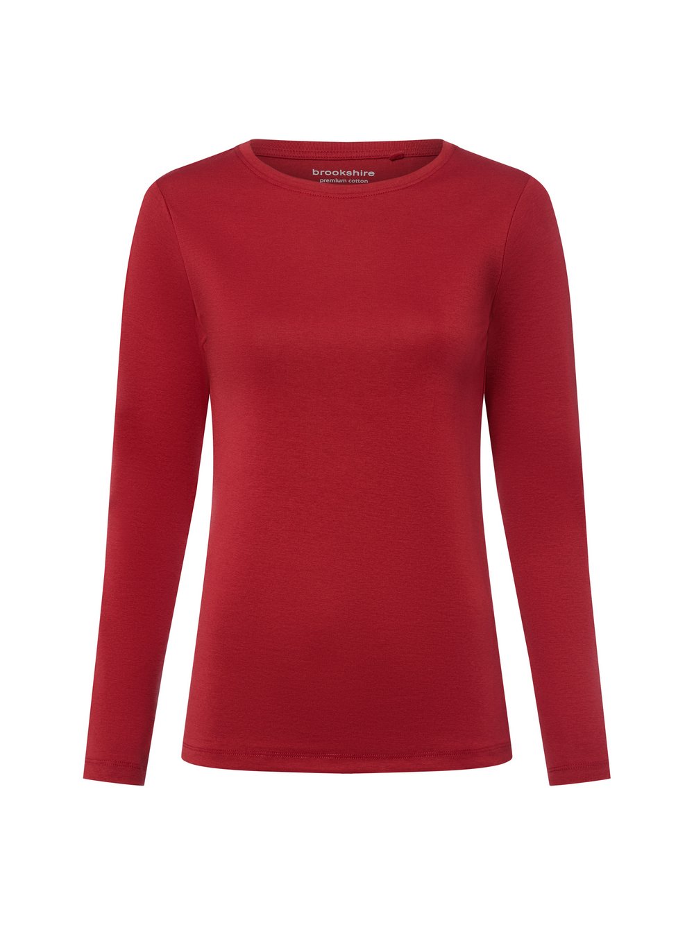 brookshire Langarmshirt Damen Baumwolle rot, XXXL
