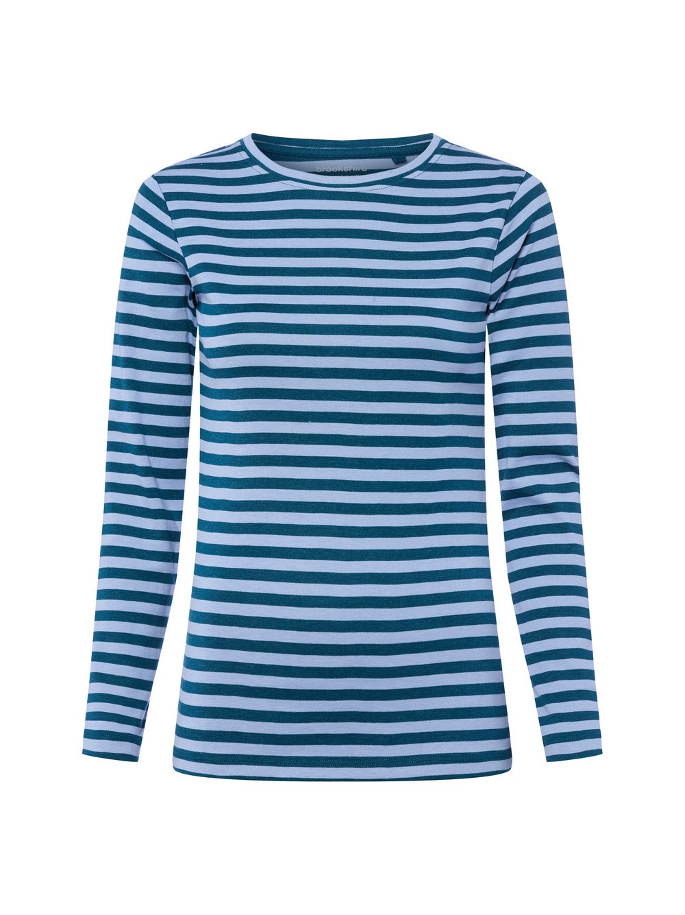brookshire Langarmshirt Damen Baumwolle blau gestreift, XXXL