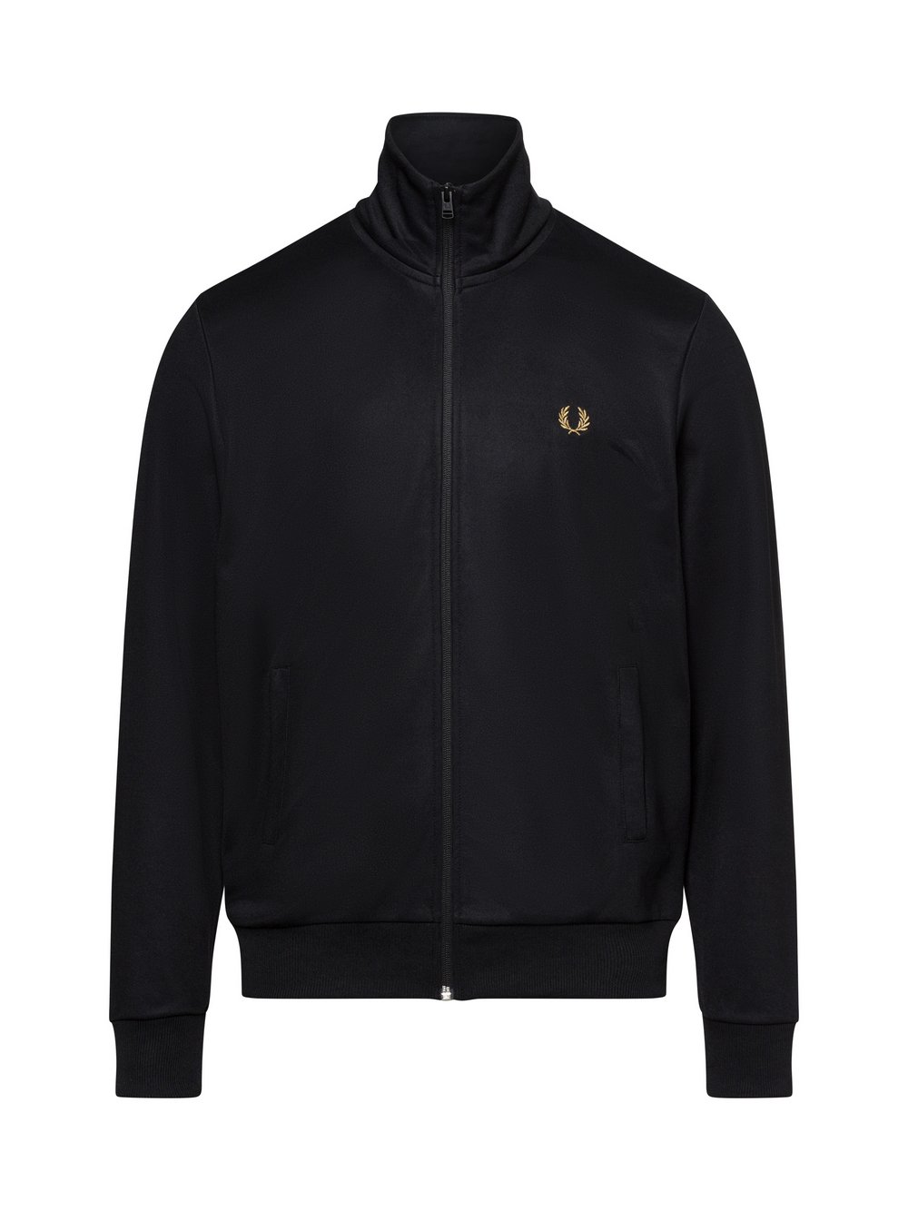 Fred Perry Sweatjacke Herren Baumwolle schwarz, L