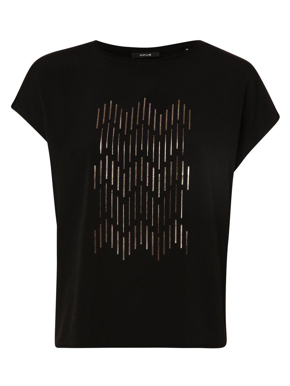 Opus - T-shirt damski – Setro Print, czarny