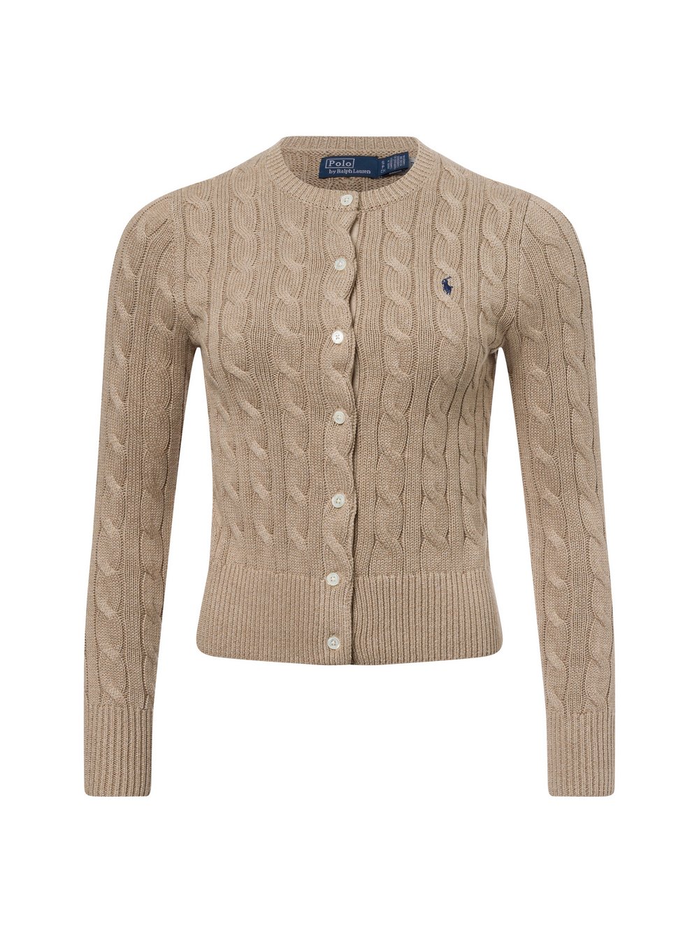 Polo Ralph Lauren Strickjacke Damen Baumwolle beige, L