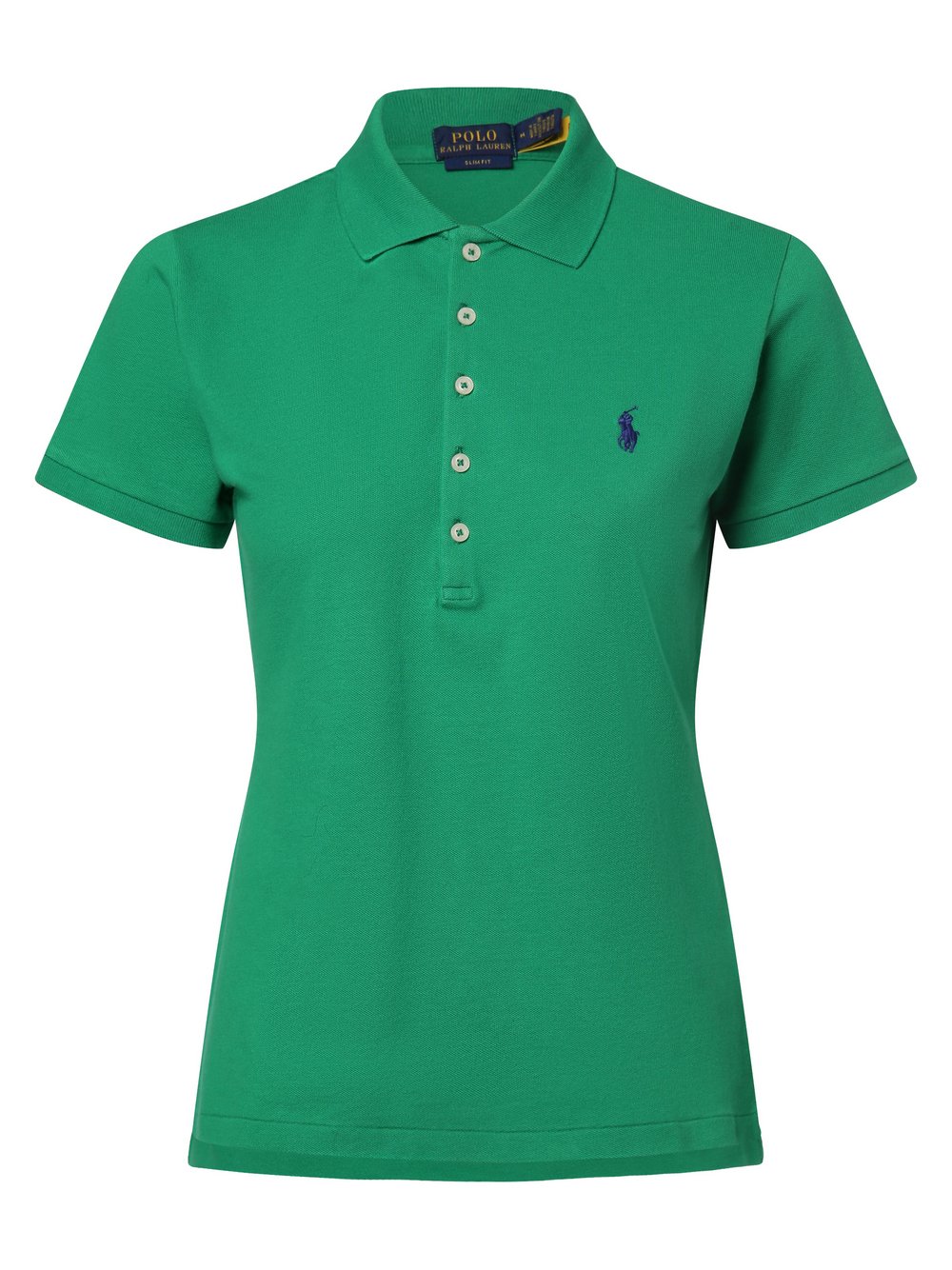 Polo Ralph Lauren Damska koszulka polo Kobiety Bawełna zielony jednolity, L