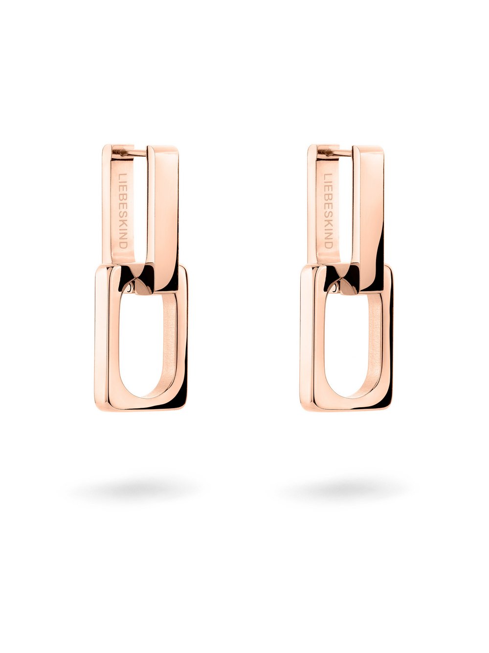 Liebeskind Berlin Ohrringe Damen Edelstahl roségold, ONE SIZE