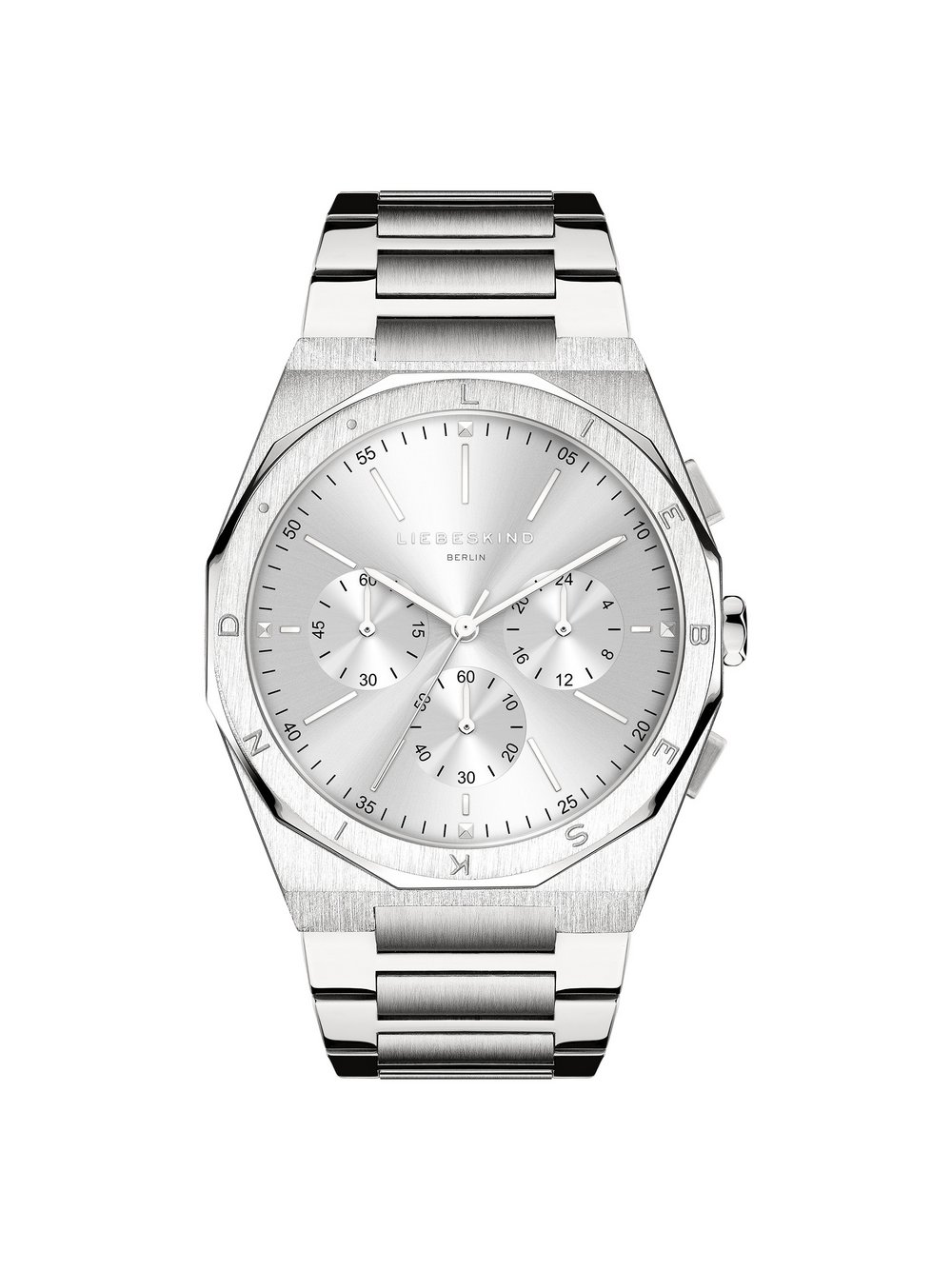 Liebeskind Berlin The Classic Chronograph Damen Edelstahl silber, ONE SIZE