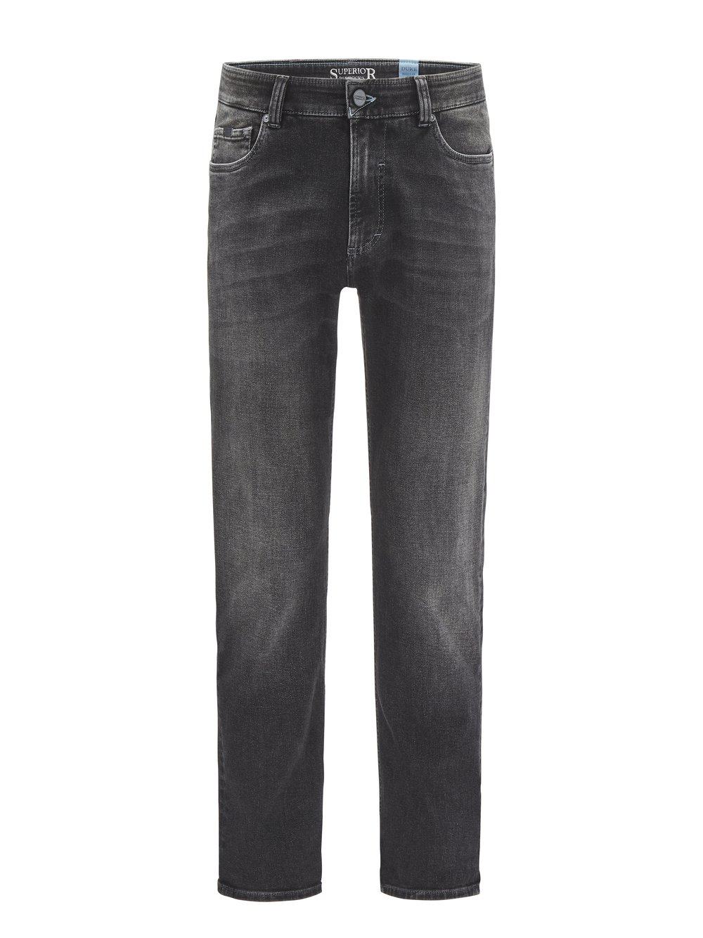 Paddock`s 5-Pocket Jeans Herren Baumwolle grau, 38-34