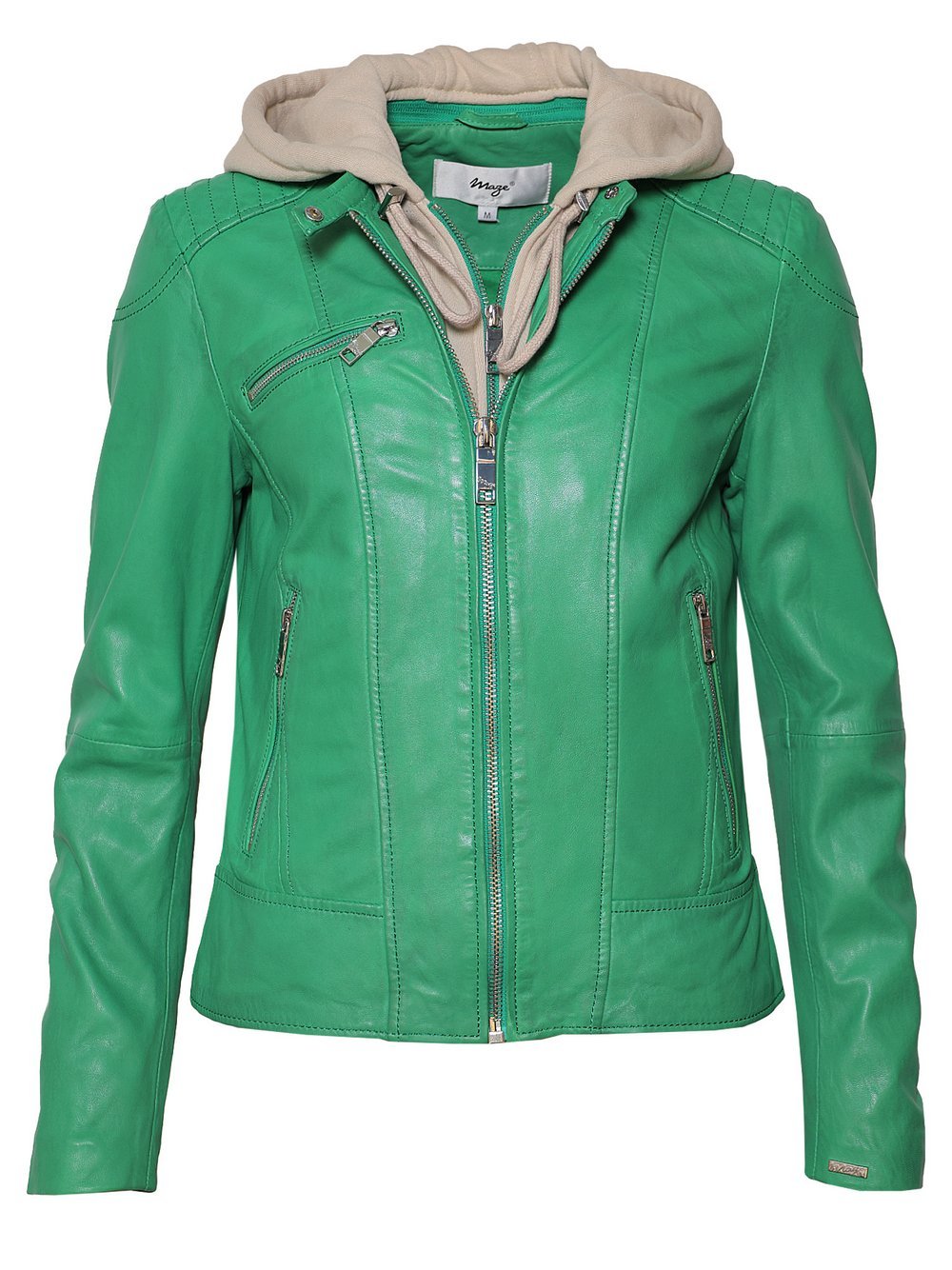 Maze Lederjacke Damen grün, XXL