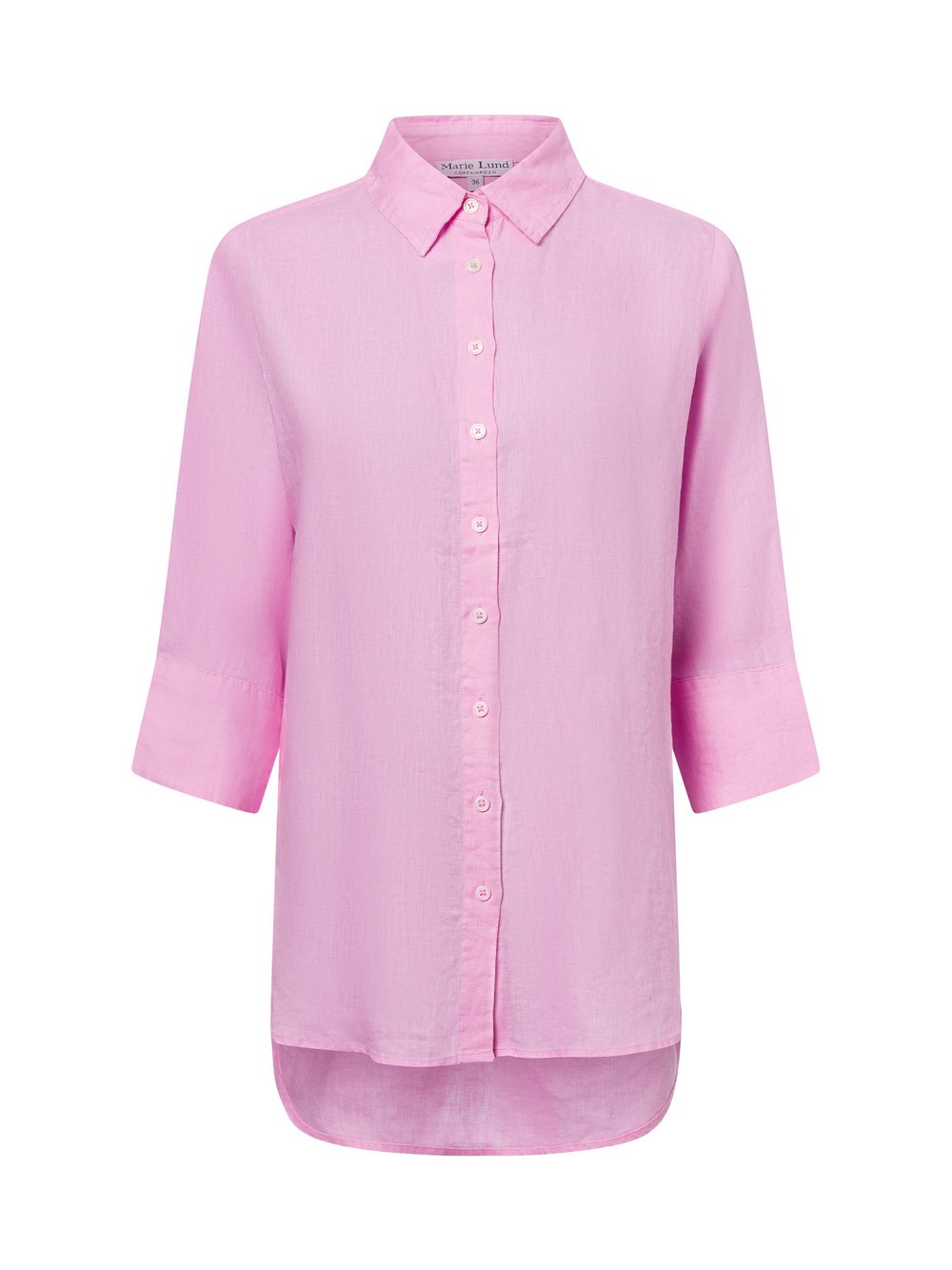 Marie Lund Leinenbluse Damen rosa, 38