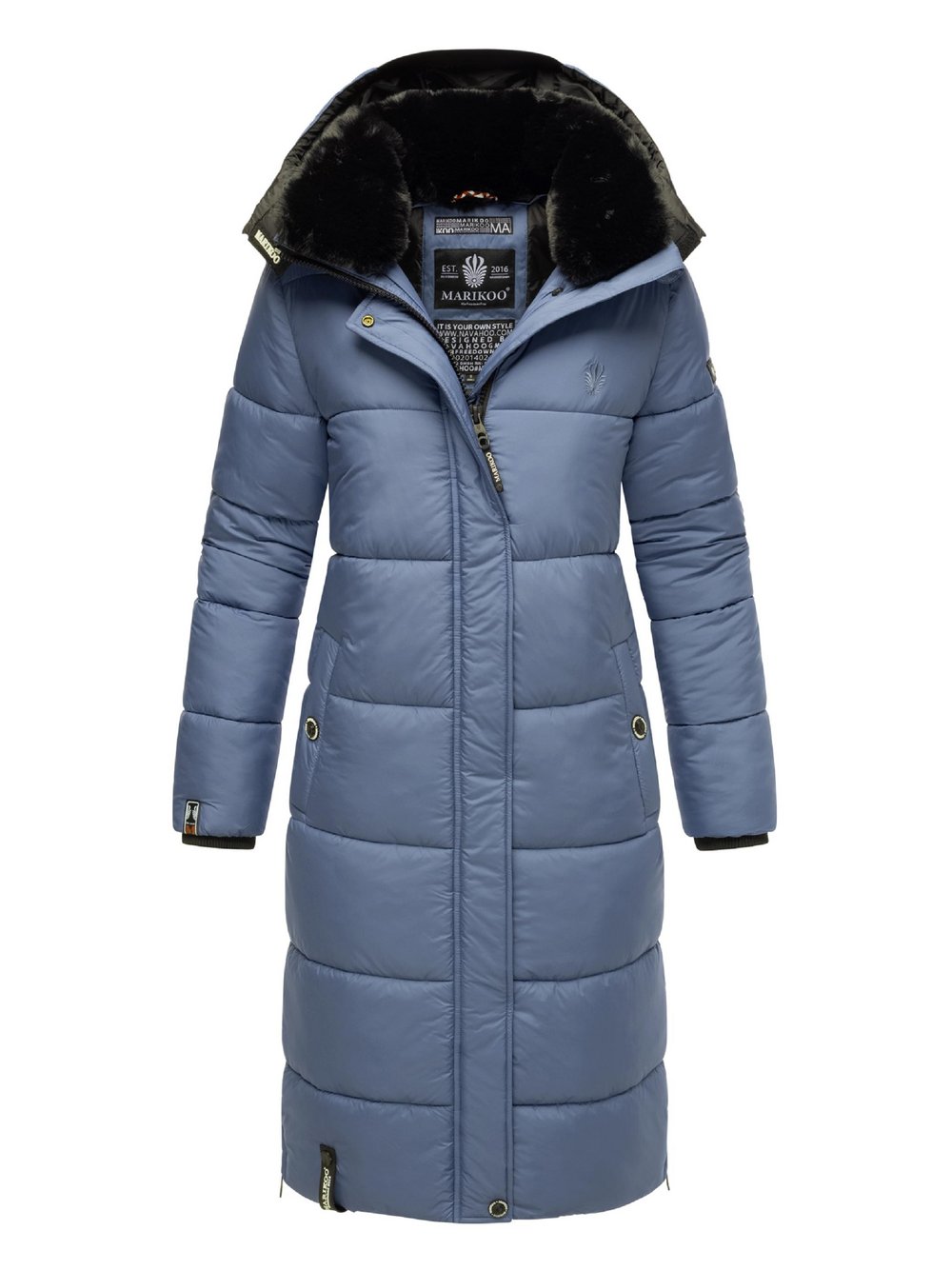 Marikoo Steppmantel Damen blau, S