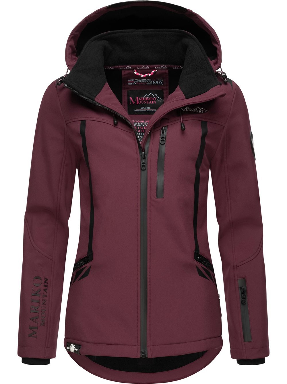 Marikoo Übergangsjacke Damen rot, S