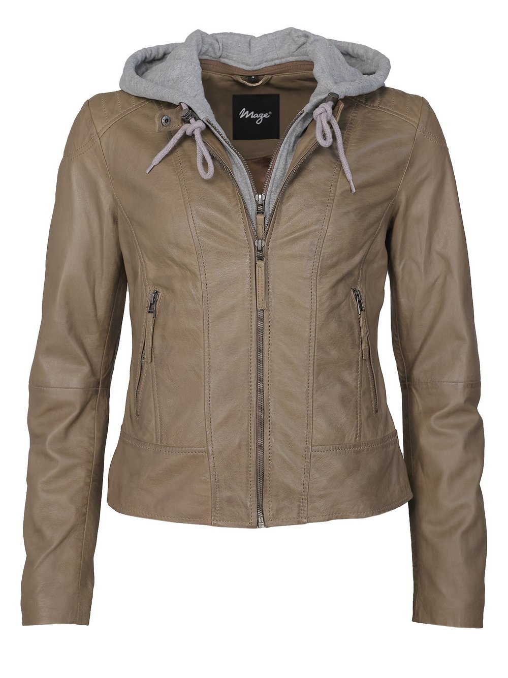 Maze Lederjacke Damen braun, M