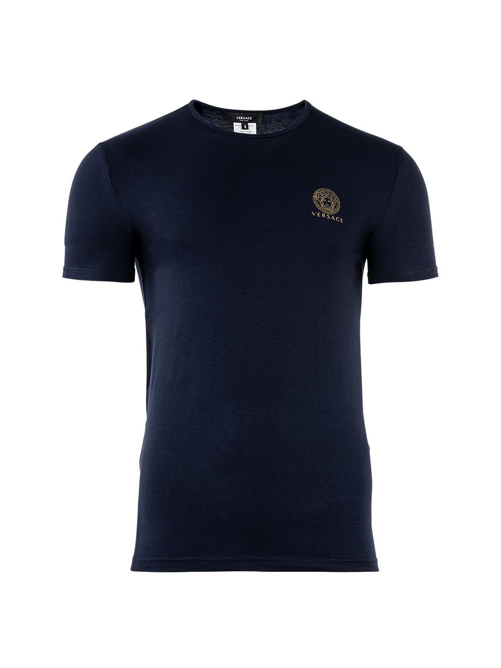 Versace Jeans T-Shirt 1er Pack Herren Baumwolle blau, XL