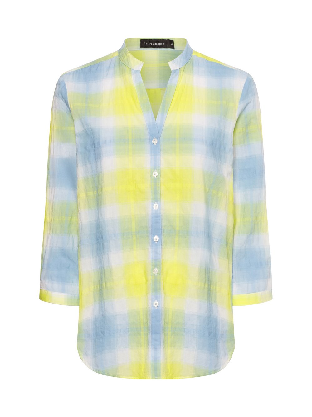 Franco Callegari Tunikabluse Damen Baumwolle mehrfarbig gemustert, 40