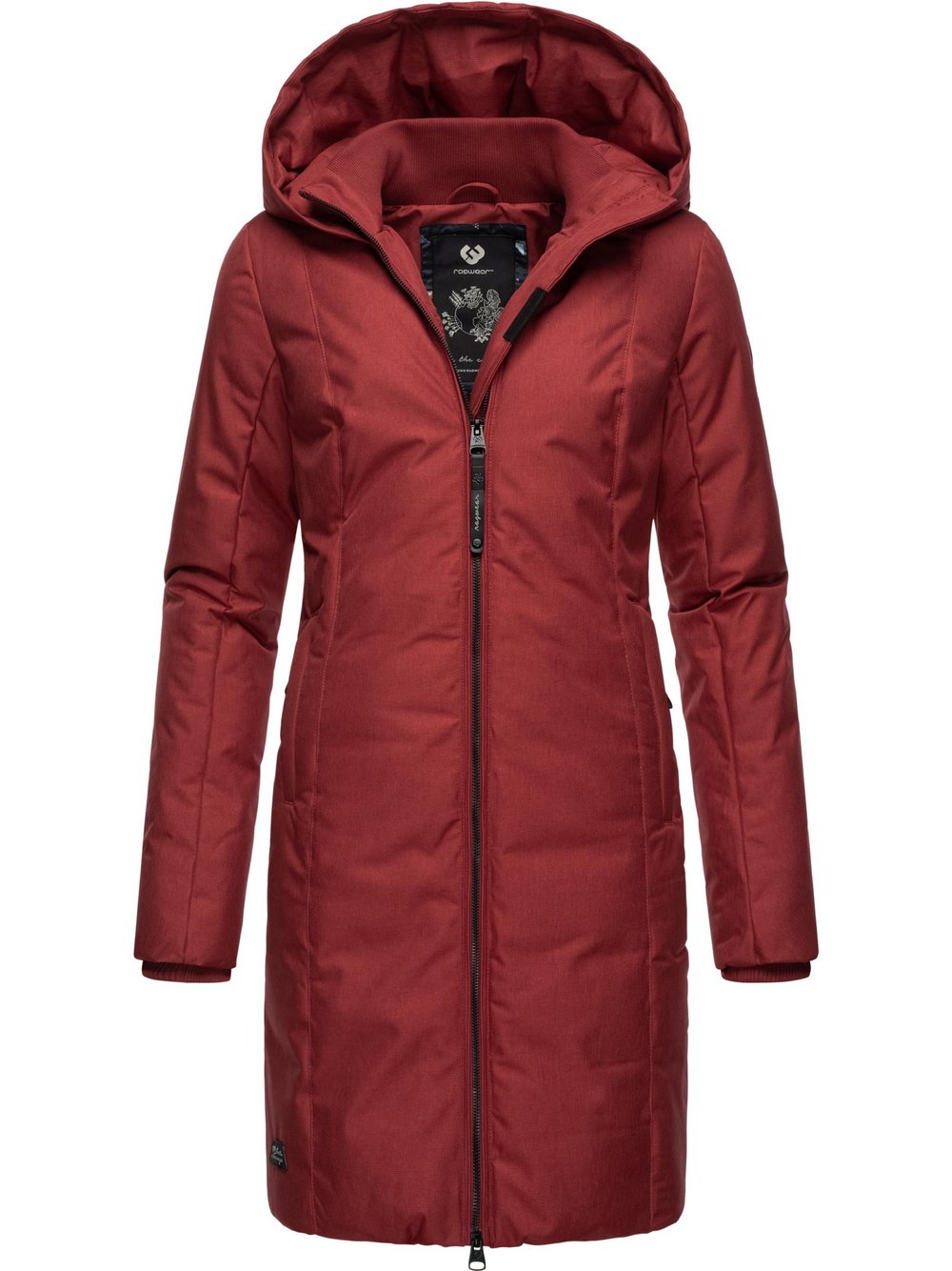 Ragwear Wintermantel Damen rot, XS