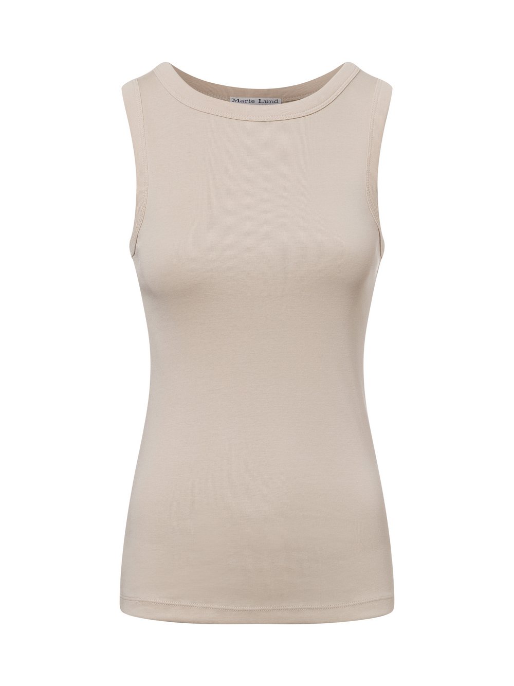 Marie Lund Top Damen Baumwolle beige, XS