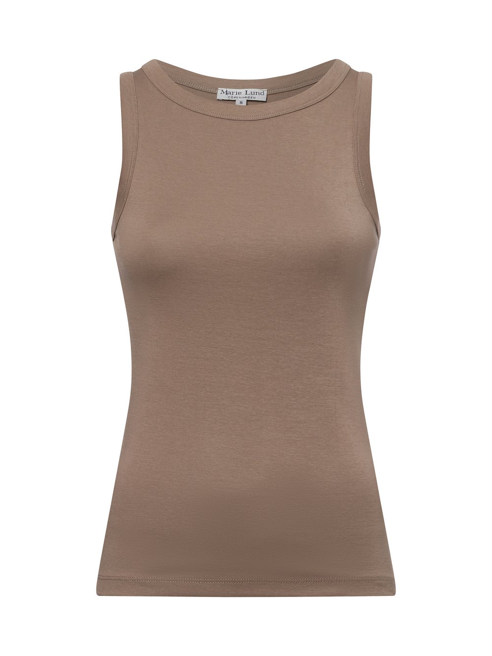 Marie Lund Top Damen Baumwolle braun, M