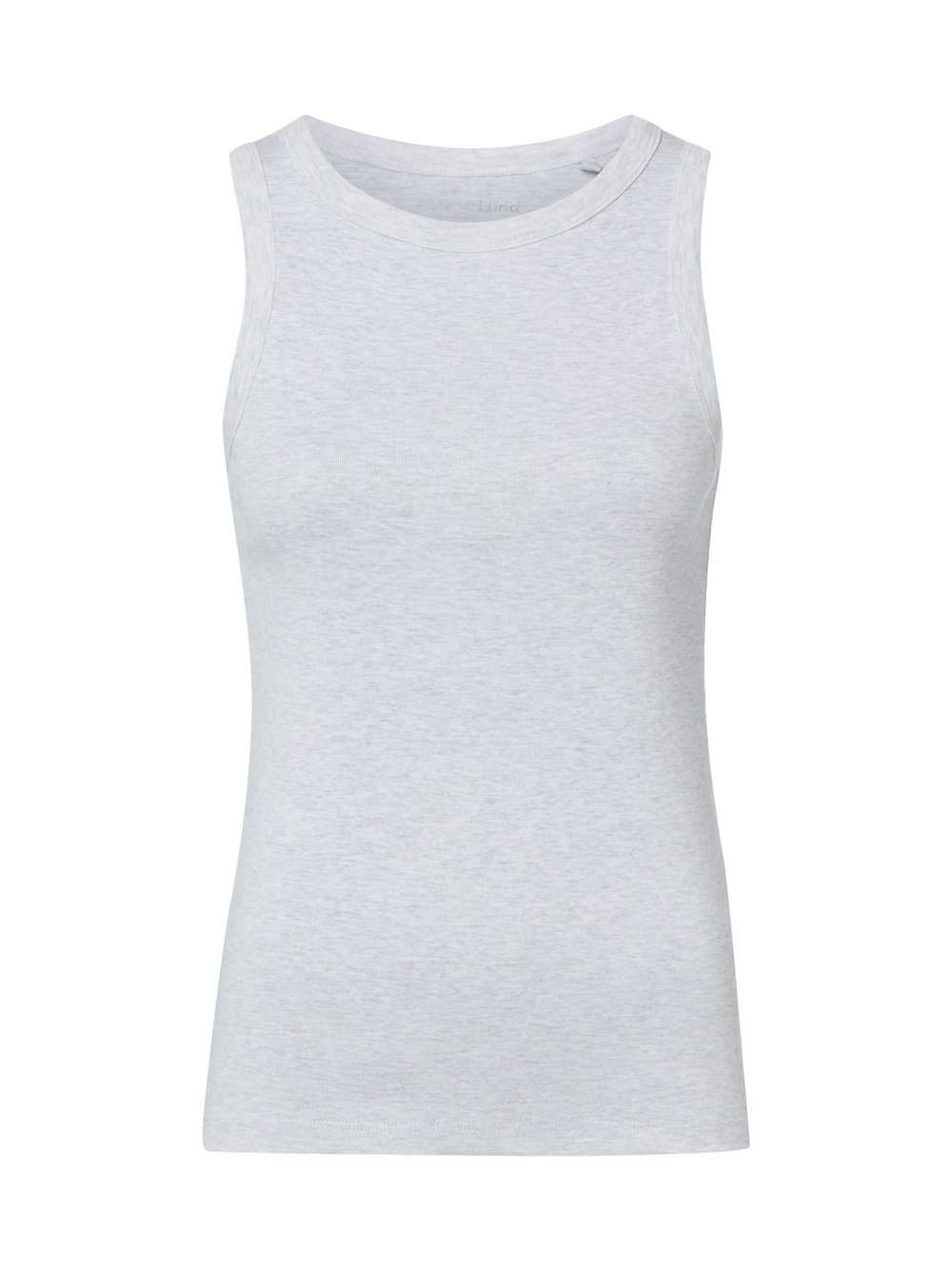 Marie Lund Top Damen Baumwolle grau meliert, XXL