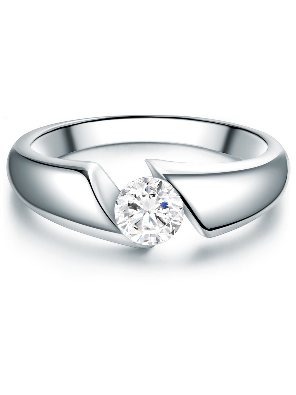 Trilani Ring Damen Sterlingsilber silber, 56