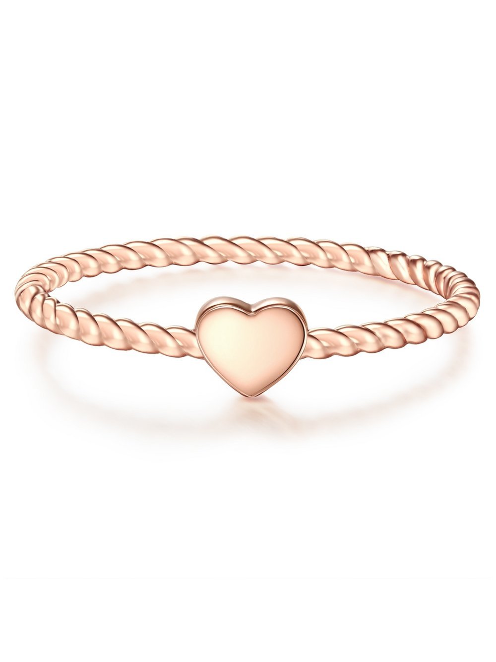 Glanzstücke München Ring Damen Sterlingsilber roségold, 52