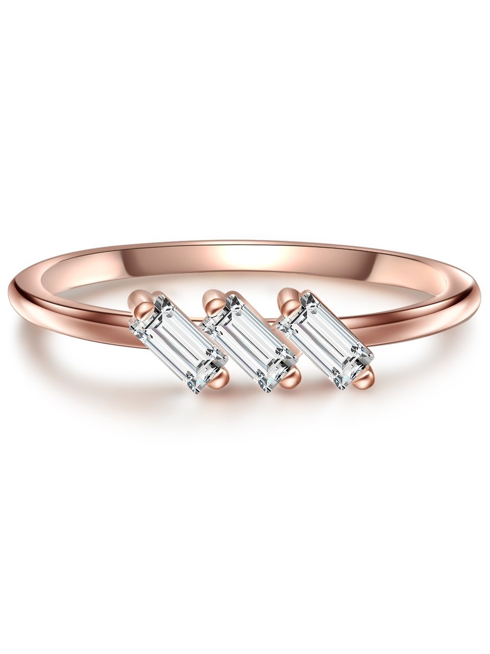 Glanzstücke München Ring Damen Sterlingsilber roségold, 54