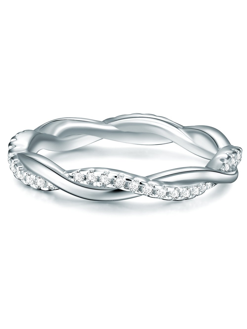 Trilani Ring Damen Sterlingsilber silber, 51