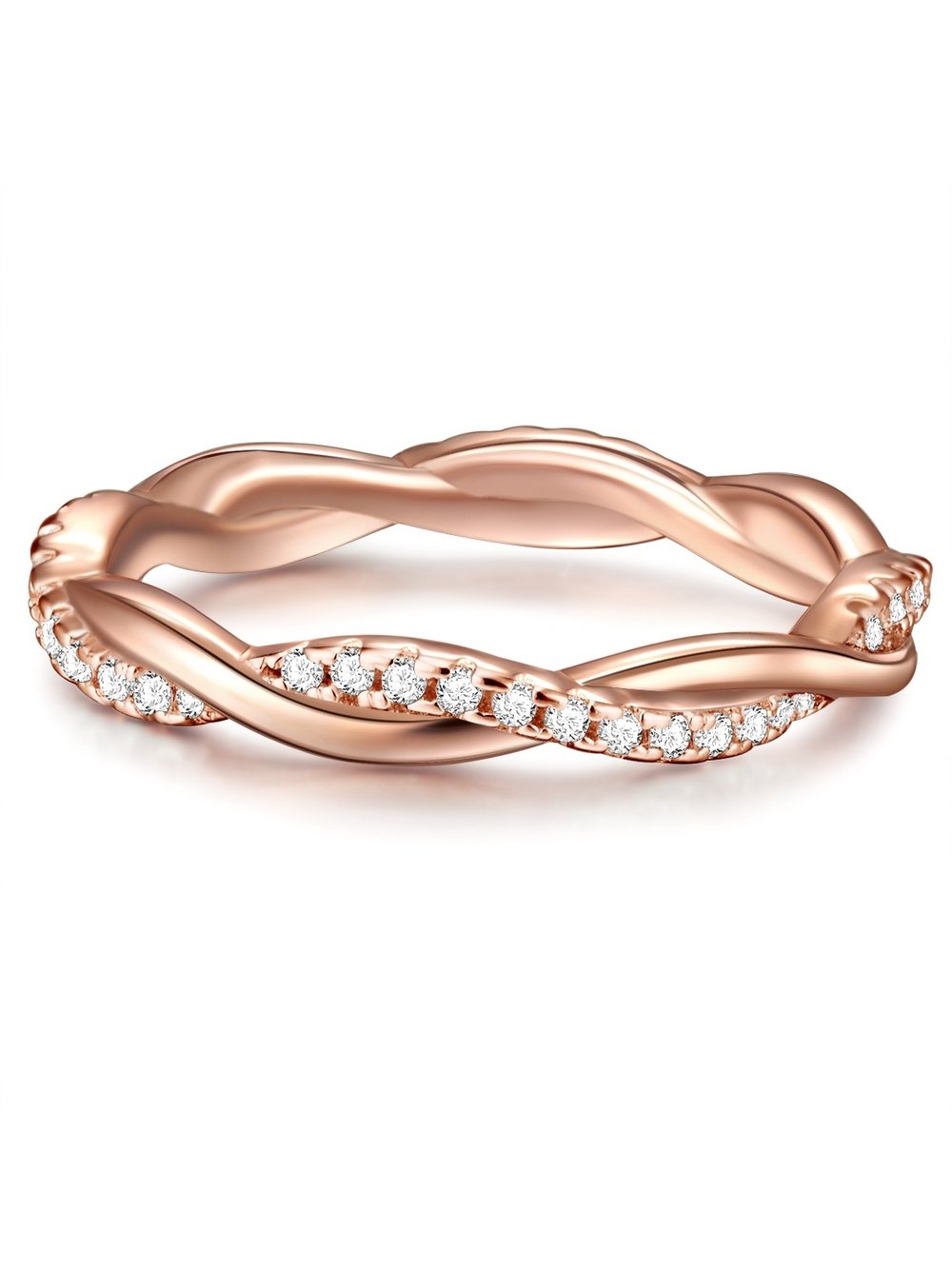 Trilani Ring Damen Sterlingsilber roségold, 47