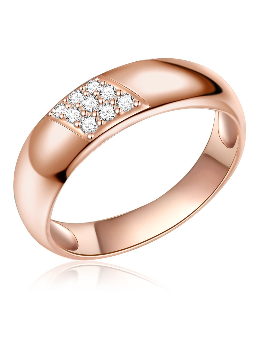 Rafaela Donata Ring Damen Sterlingsilber roségold, 56