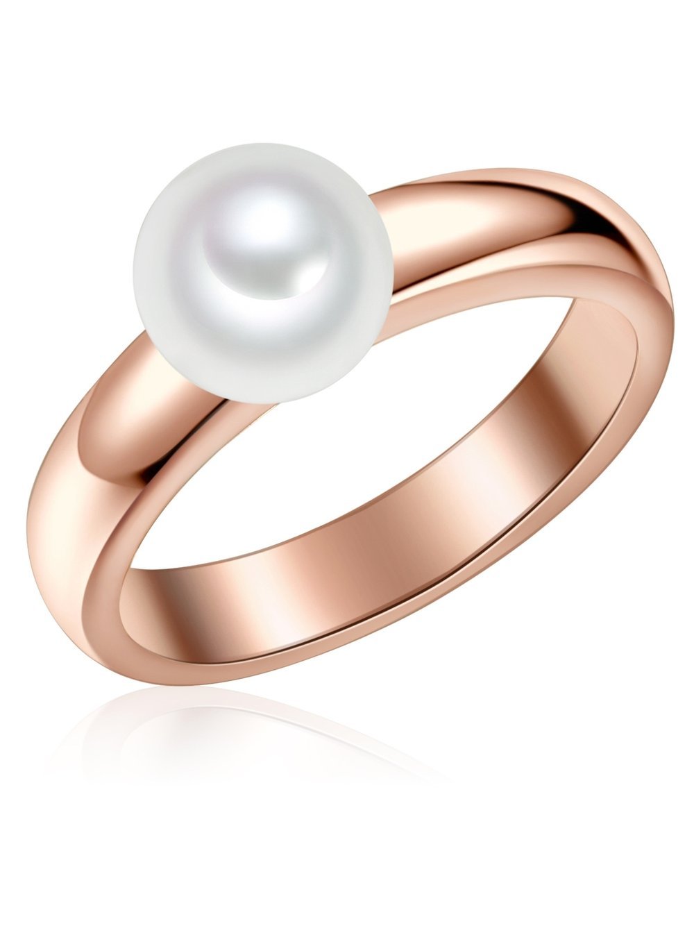 Valero Pearls Ring Damen Sterlingsilber roségold, 52