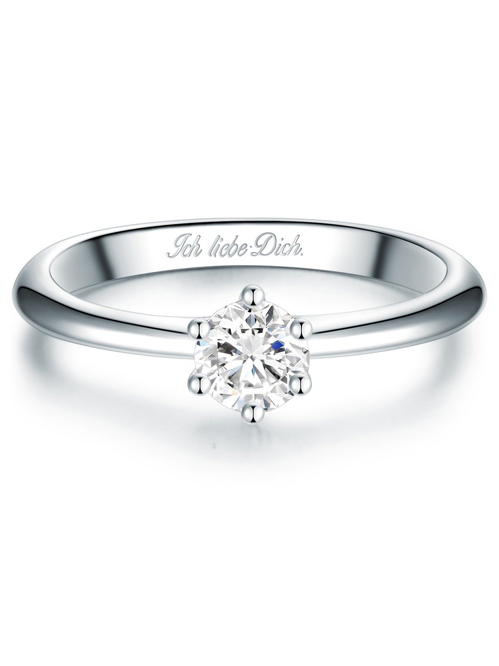 Trilani Ring Damen Sterlingsilber silber, 56