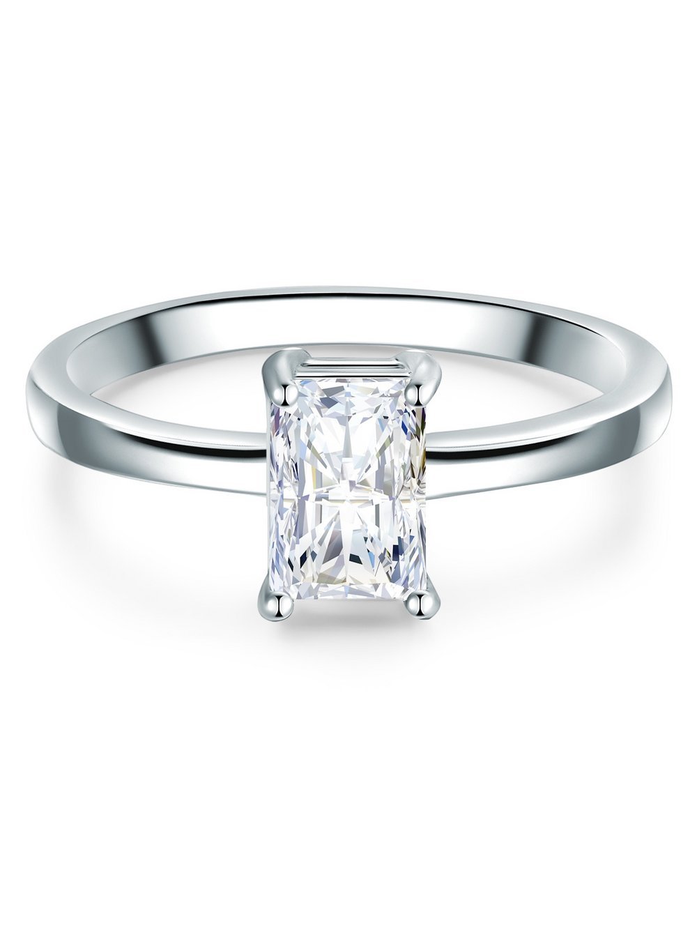 Trilani Ring Damen Sterlingsilber silber, 60