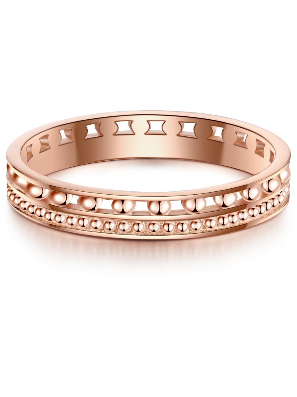 Glanzstücke München Ring Damen Sterlingsilber roségold, 52