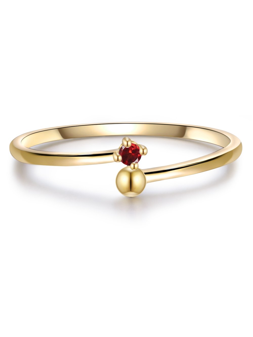 Glanzstücke München Ring Damen Sterlingsilber gold, 48