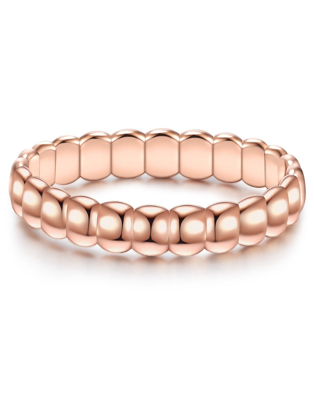 Glanzstücke München Ring Damen Sterlingsilber roségold, 56