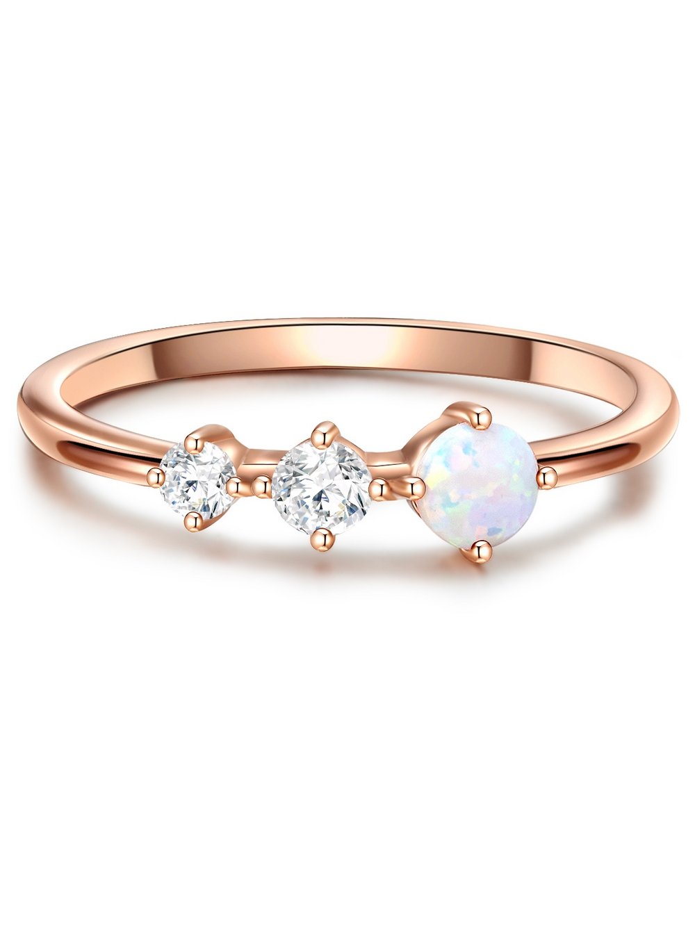 Glanzstücke München Ring Damen Sterlingsilber roségold, 52