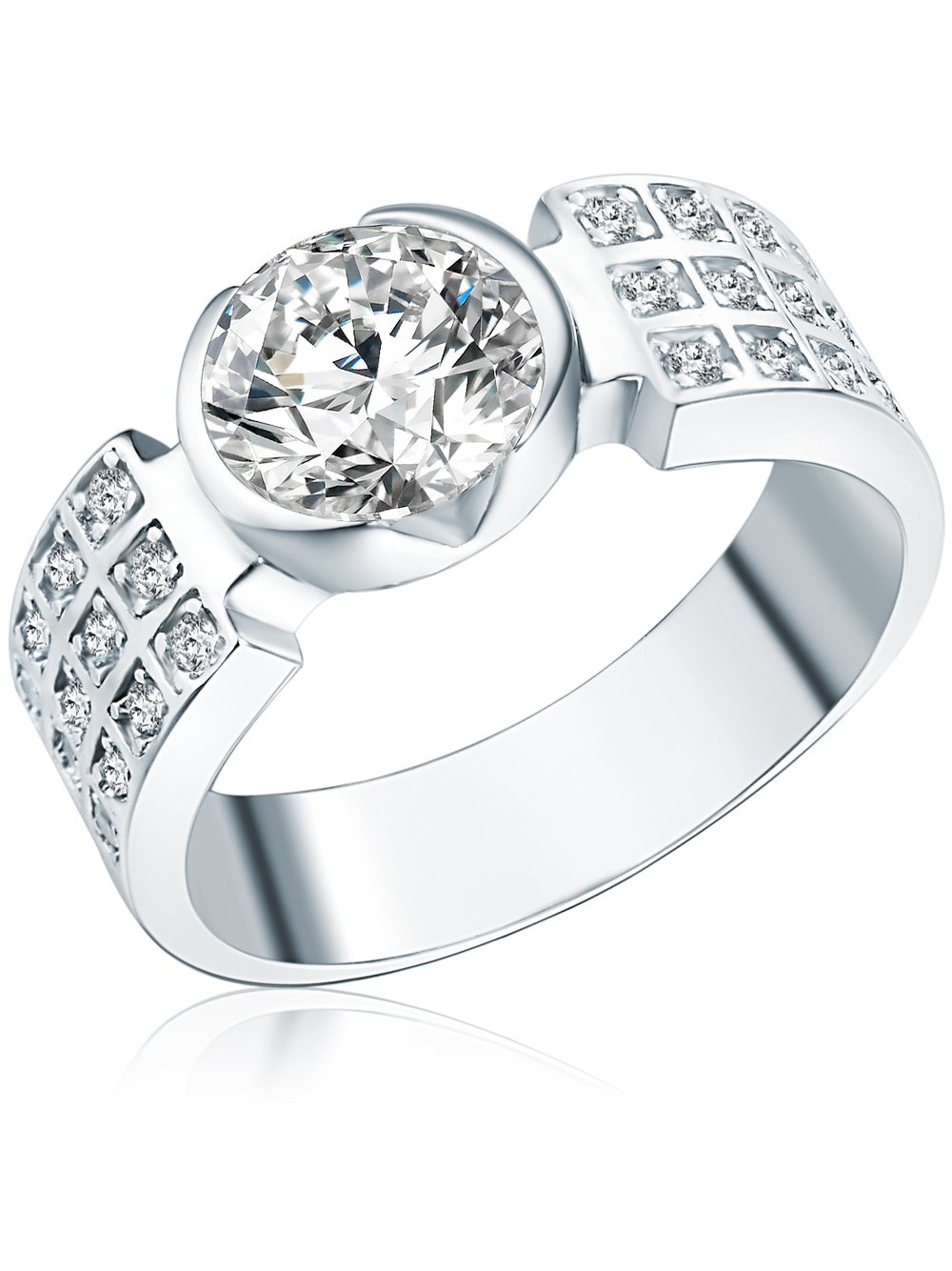 Rafaela Donata Ring Damen Sterlingsilber silber, 61