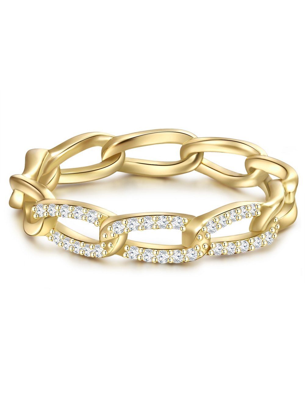 Glanzstücke München Ring Damen Sterlingsilber gold, 52